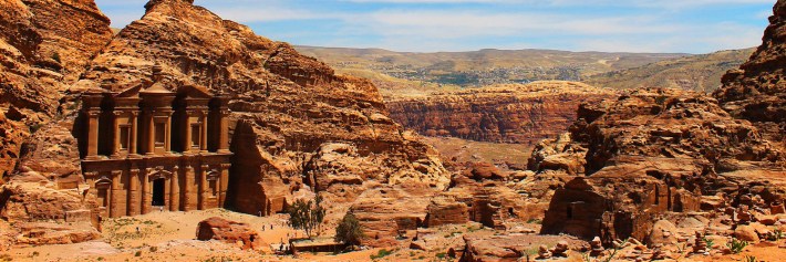 Petra Monastery Panorama